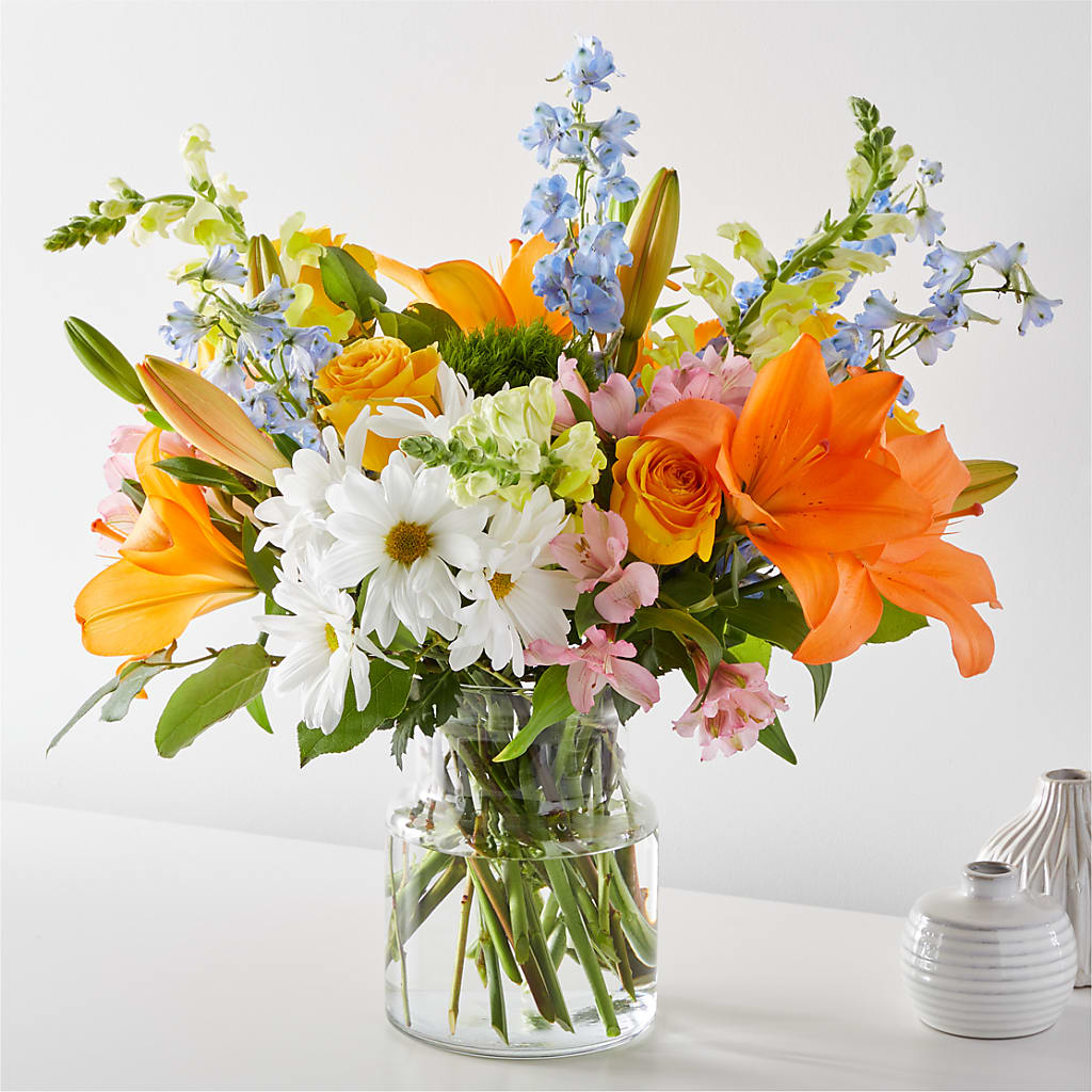 Sun Salutation Bouquet – Secret Garden By Leo, Chicago IL