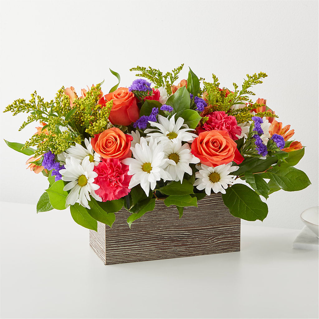 Oopsie Daisy Box Bouquet – Secret Garden By Leo, Chicago IL