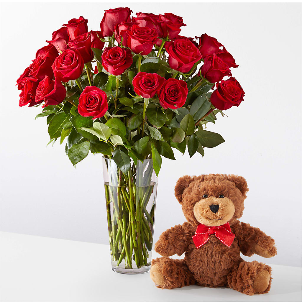 Romantic Long Stem Red Rose Bouquet Bundles – Secret Garden By Leo, Chicago IL