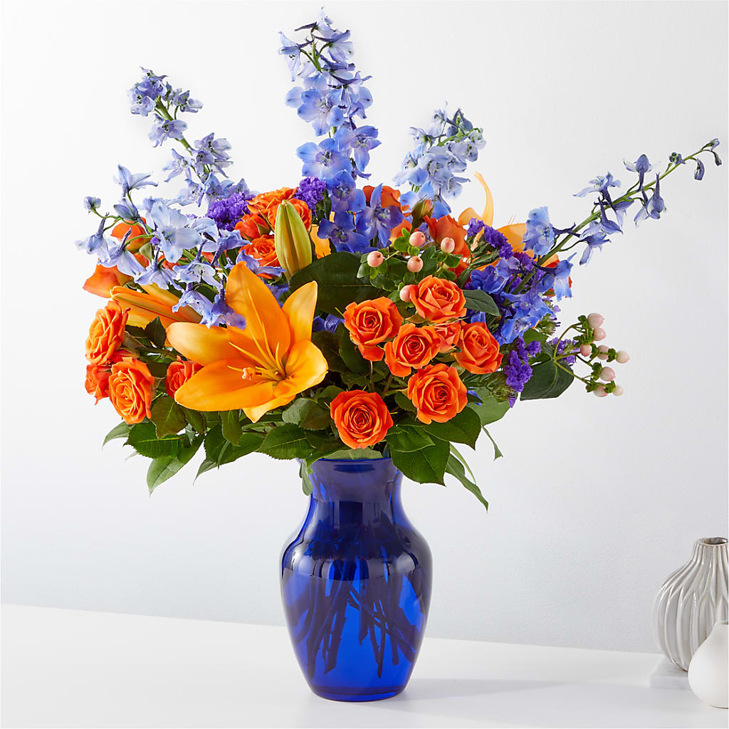 Radiant Citrus Bouquet – Secret Garden By Leo, Chicago IL
