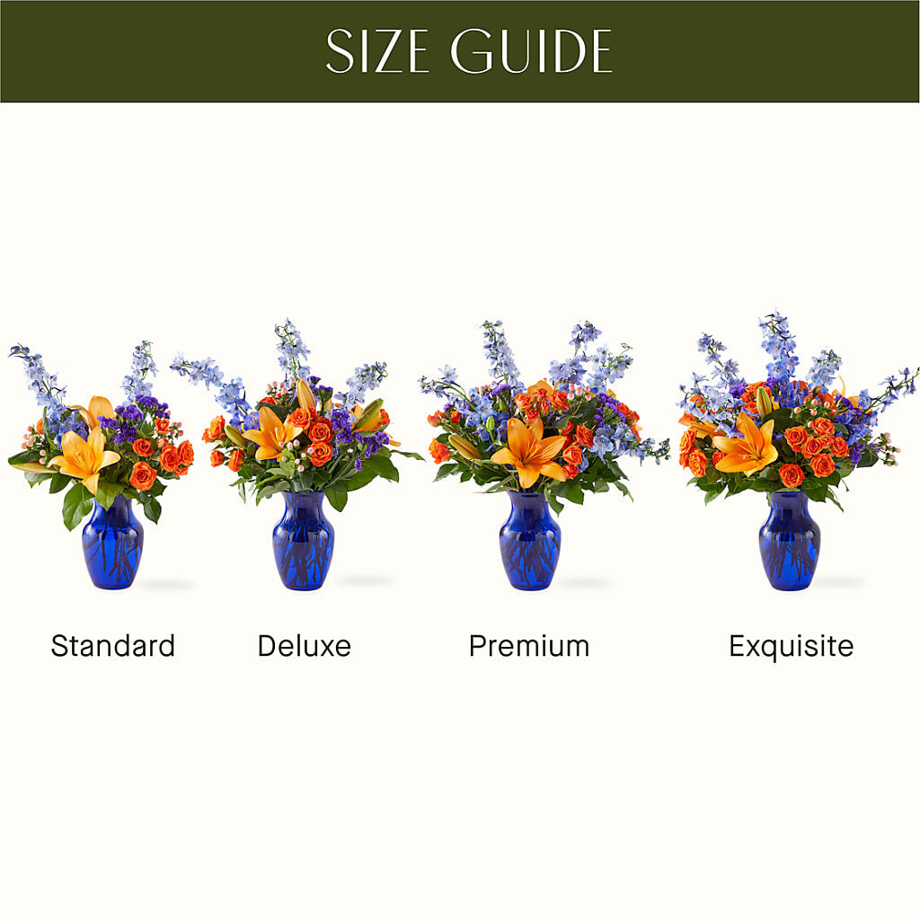 Radiant Citrus Bouquet – Secret Garden By Leo, Chicago IL