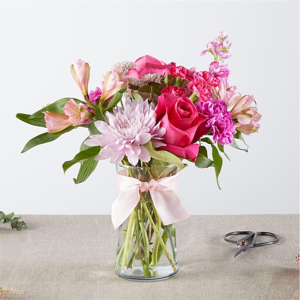 Pink Ribbon - A Florist Original – Secret Garden By Leo, Chicago IL