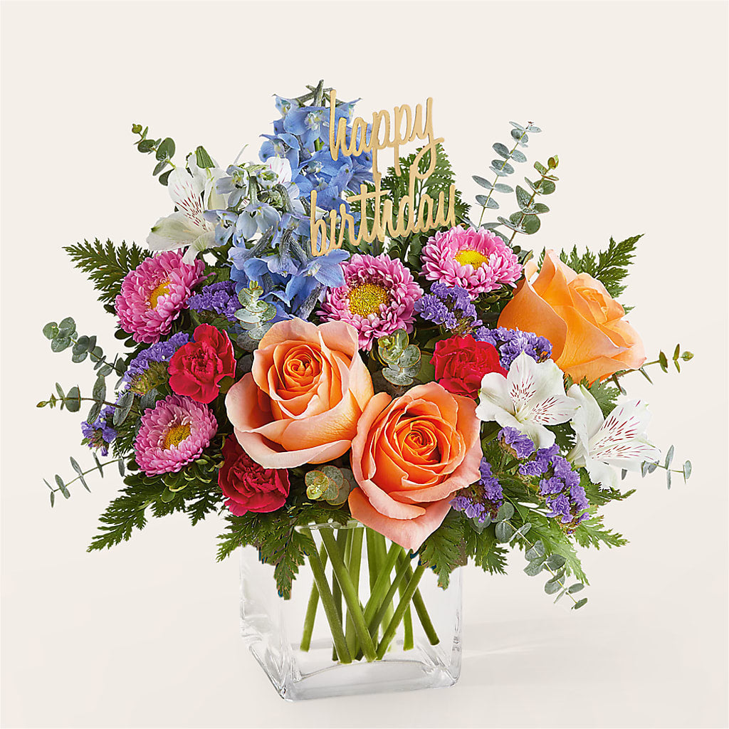 Birthday Bash Bouquet – Secret Garden By Leo, Chicago IL