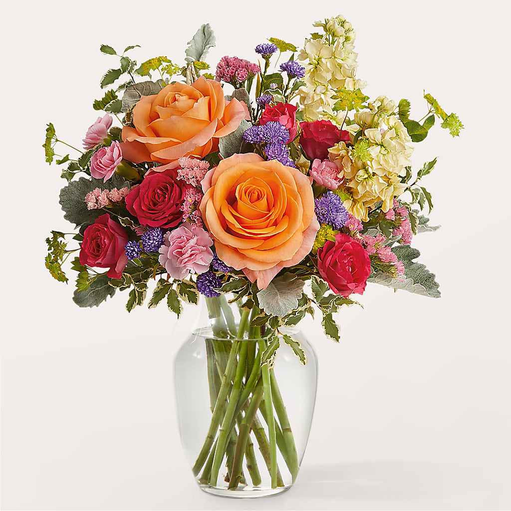 Tangerine Tango Bouquet – Secret Garden By Leo, Chicago IL