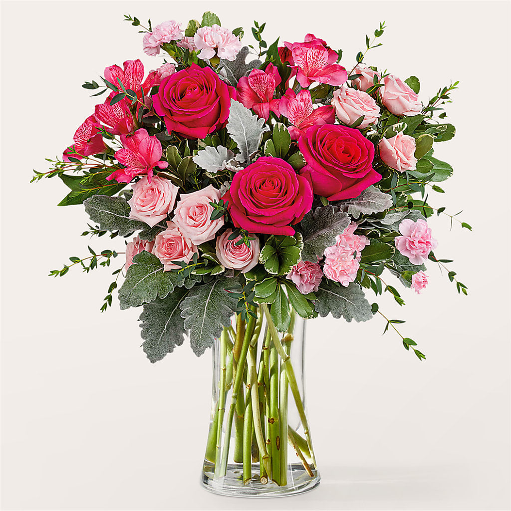 Tickled Pink Bouquet – Secret Garden By Leo, Chicago IL