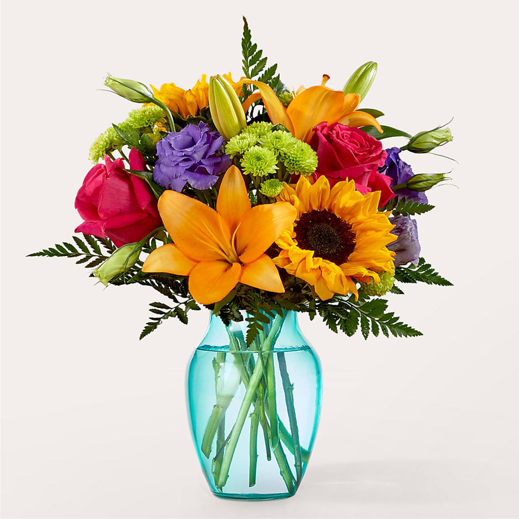 Double Rainbow Bouquet – Secret Garden By Leo, Chicago IL