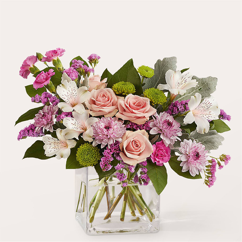 Pink Suede Bouquet – Secret Garden By Leo, Chicago IL