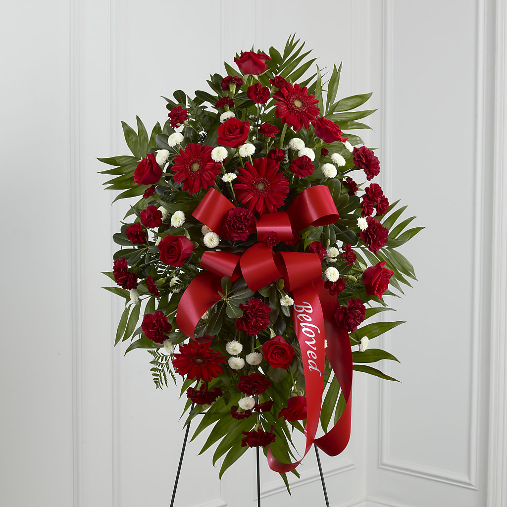 Treasured Memories Standing Spray – Secret Garden By Leo, Chicago IL