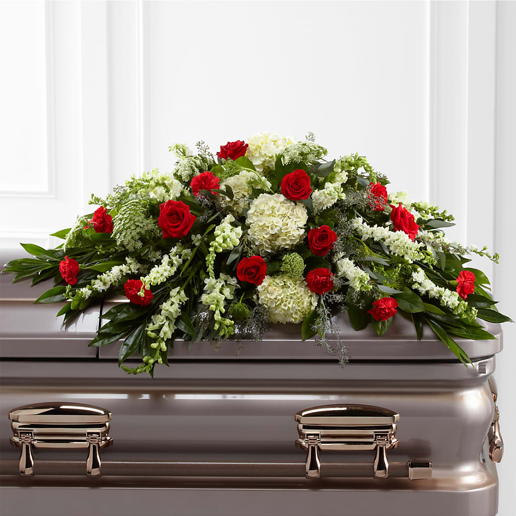 Sincerity Casket Spray – Secret Garden By Leo, Chicago IL