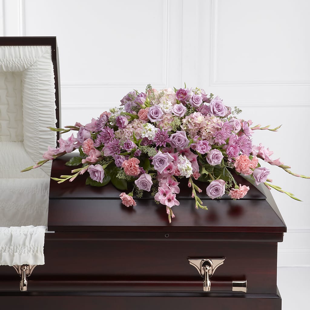 Immorata Casket Spray – Secret Garden By Leo, Chicago IL