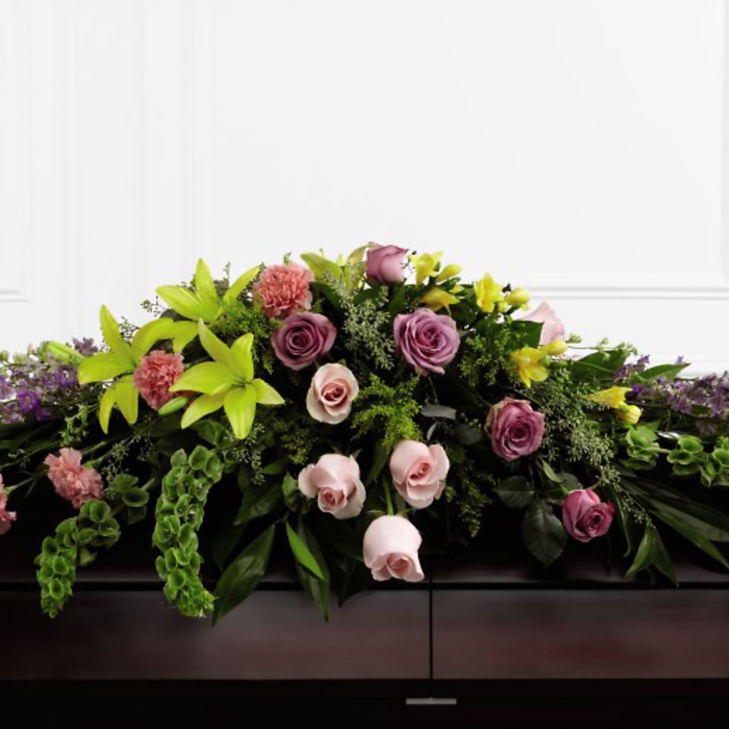 Forever Beloved Casket Spray – Secret Garden By Leo, Chicago IL