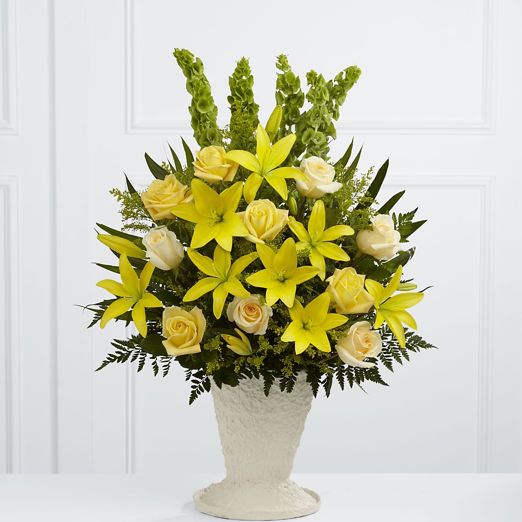 Golden Memories Arrangement – Secret Garden By Leo, Chicago IL