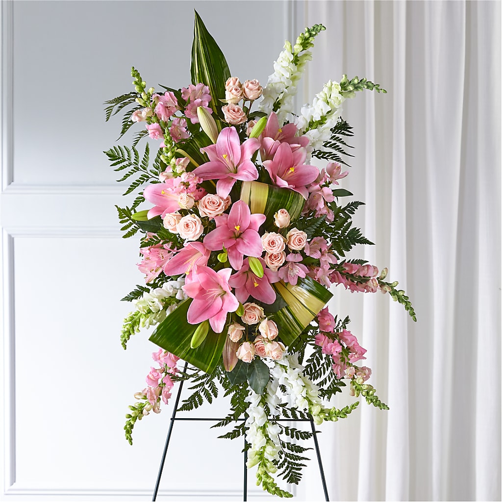 Elegant Embrace Standing Spray – Secret Garden By Leo, Chicago IL