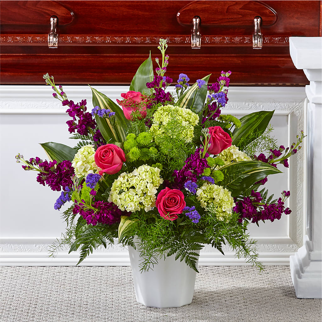 Beautiful Horizons Floor Basket – Secret Garden By Leo, Chicago IL