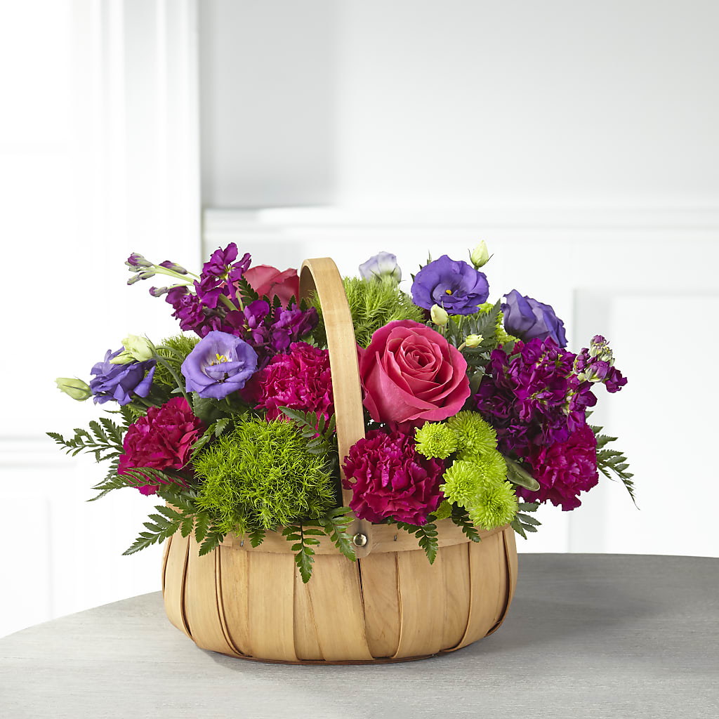 Serene Sanctuary Basket – Secret Garden By Leo, Chicago IL