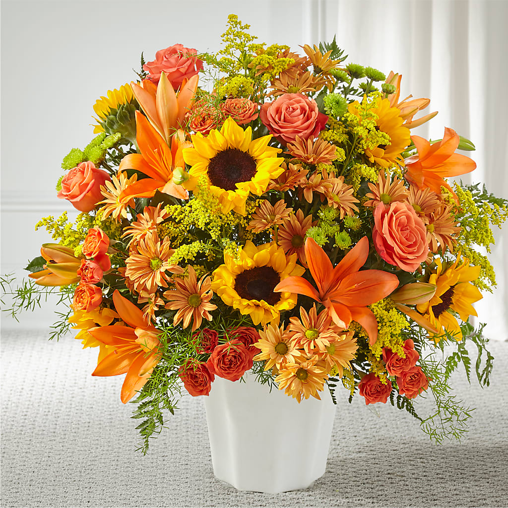 Harvest Thoughts Floor Basket – Secret Garden By Leo, Chicago IL