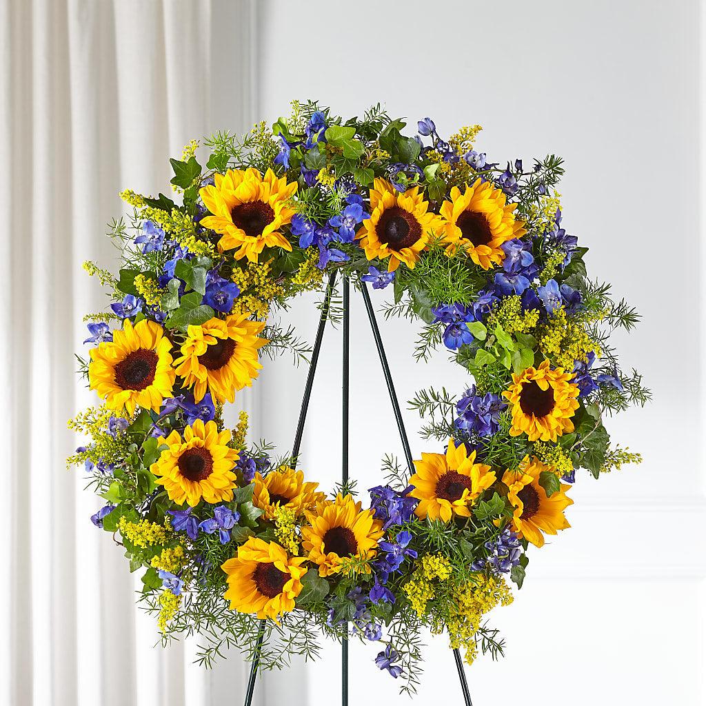 Bright Rays Wreath – Secret Garden By Leo, Chicago IL