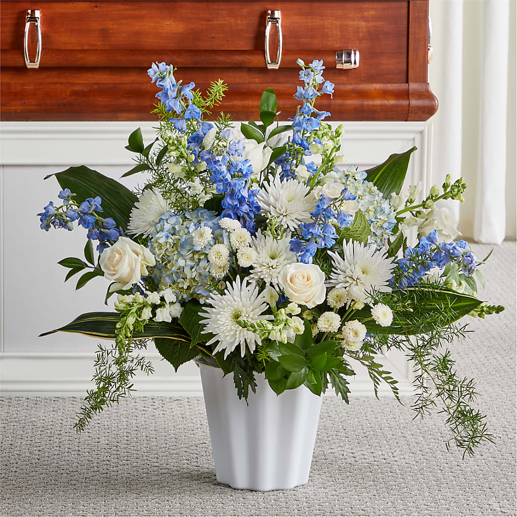 Everlasting Memories Floor Basket – Secret Garden By Leo, Chicago IL
