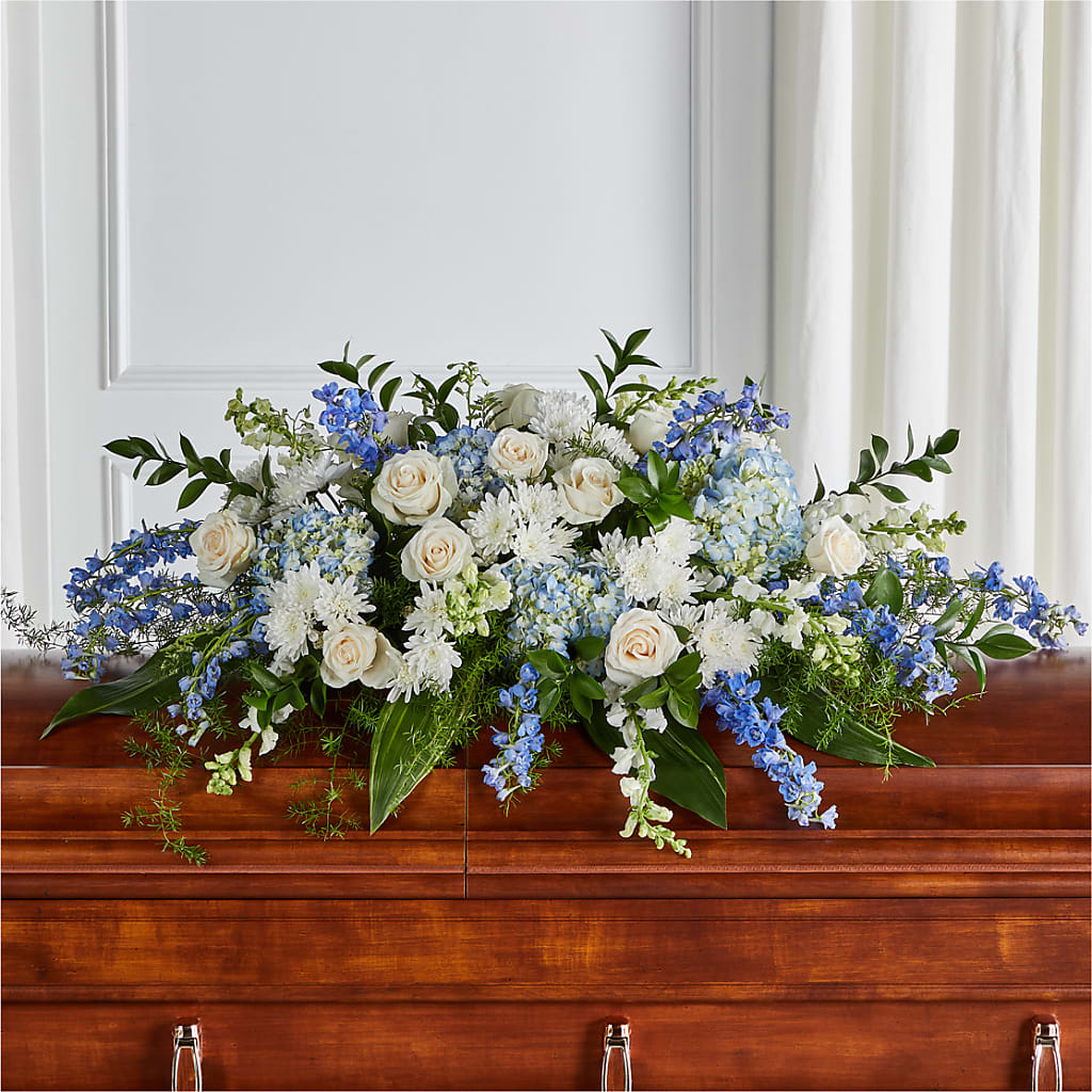 Timeless Essence Casket Spray – Secret Garden By Leo, Chicago IL