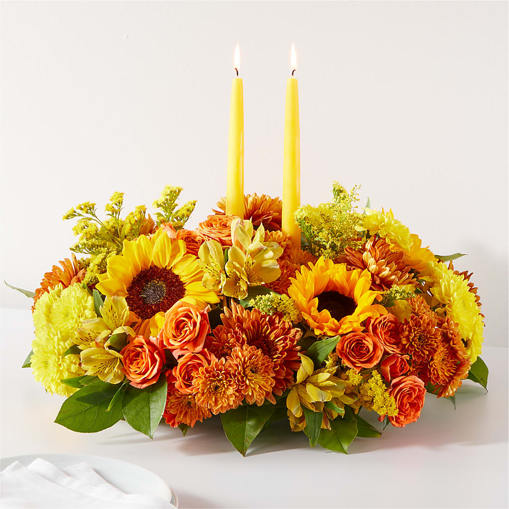 Autumn Harmony Centerpiece – Secret Garden By Leo, Chicago IL