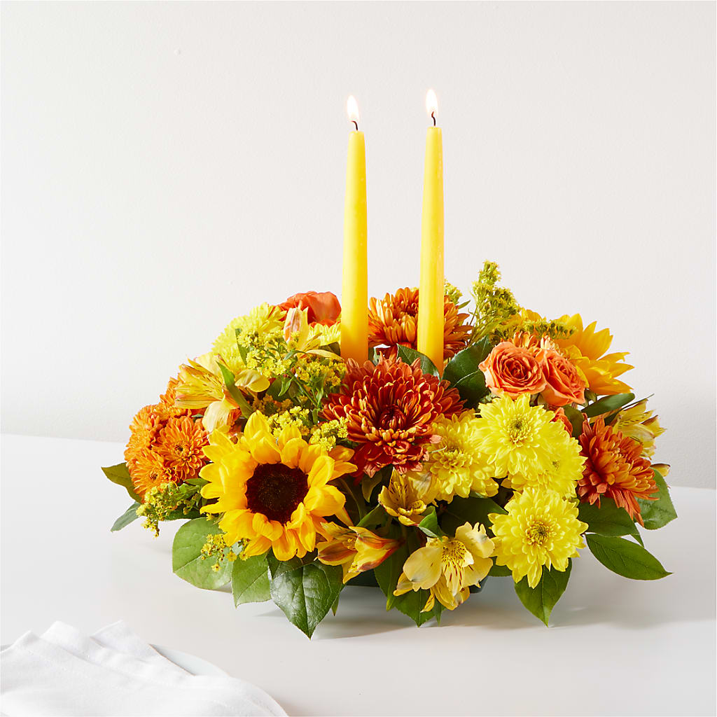 Autumn Harmony Centerpiece – Secret Garden By Leo, Chicago IL
