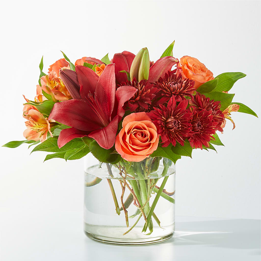 Crimson Leaves Bouquet – Secret Garden By Leo, Chicago IL