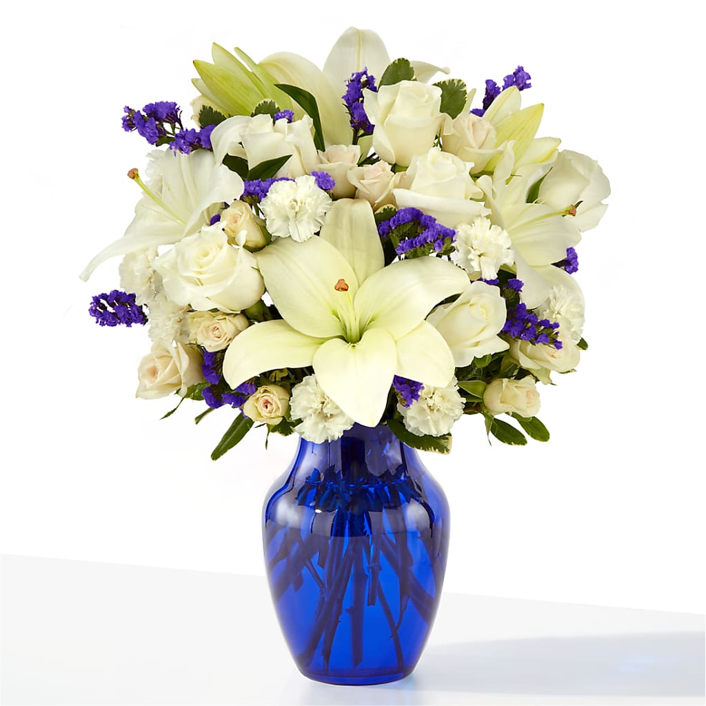 Sapphire Rush Bouquet – Secret Garden By Leo, Chicago IL