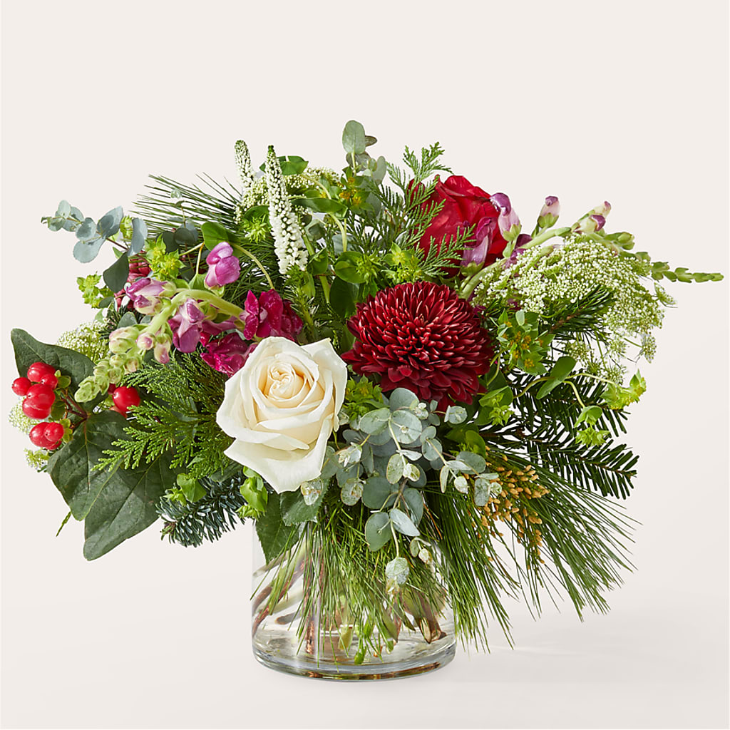 Cranberry Fizz Bouquet – Secret Garden By Leo, Chicago IL