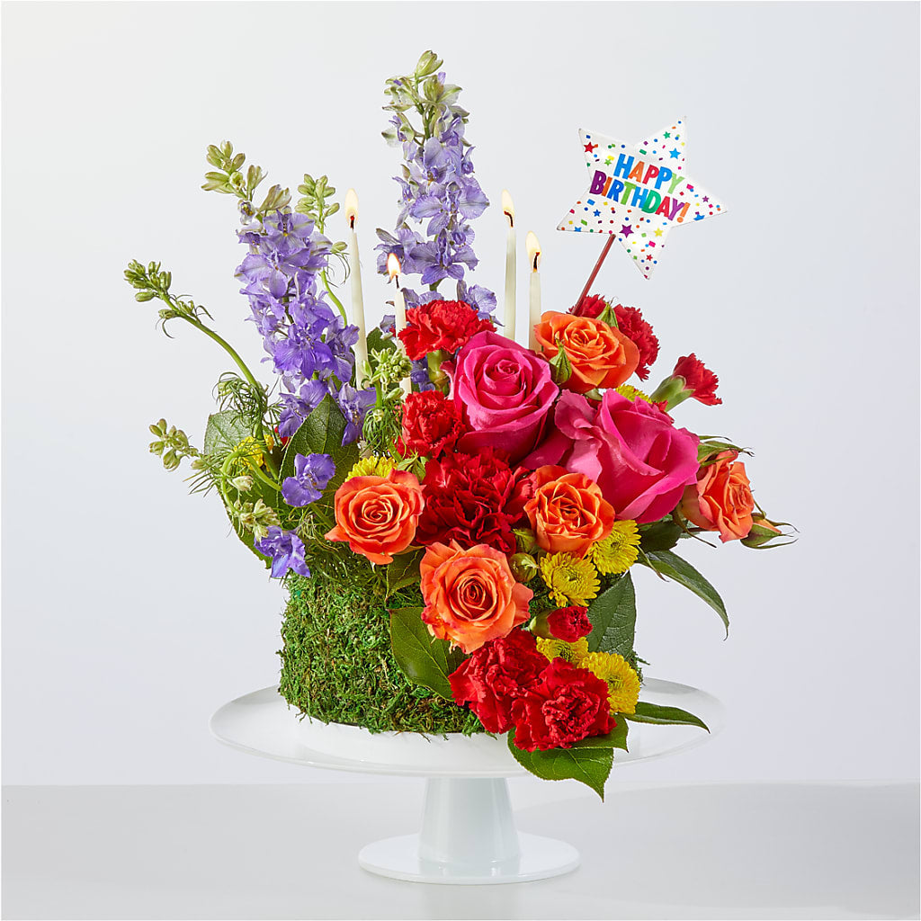Best Year Yet Floral Cake – Secret Garden By Leo, Chicago IL
