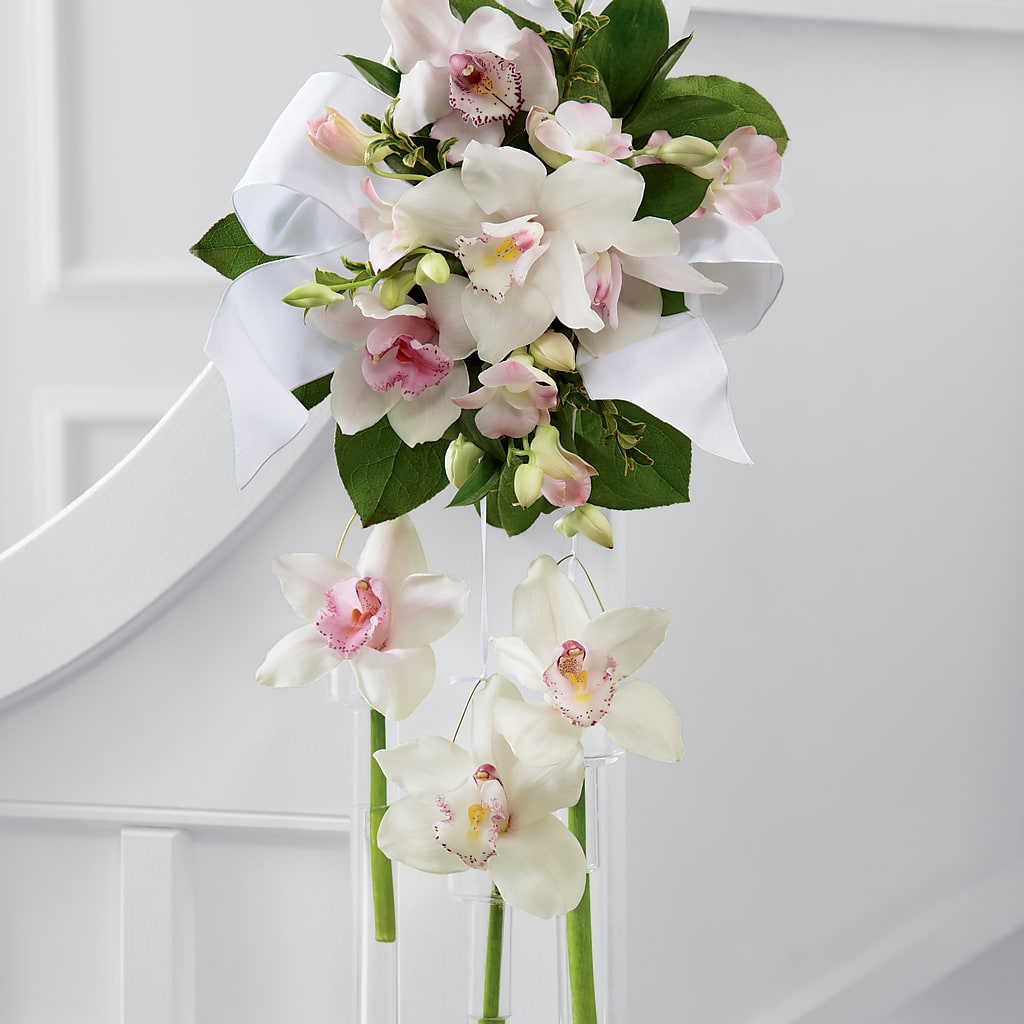 Perfect Entrance Pew Arrangement – Secret Garden By Leo, Chicago IL