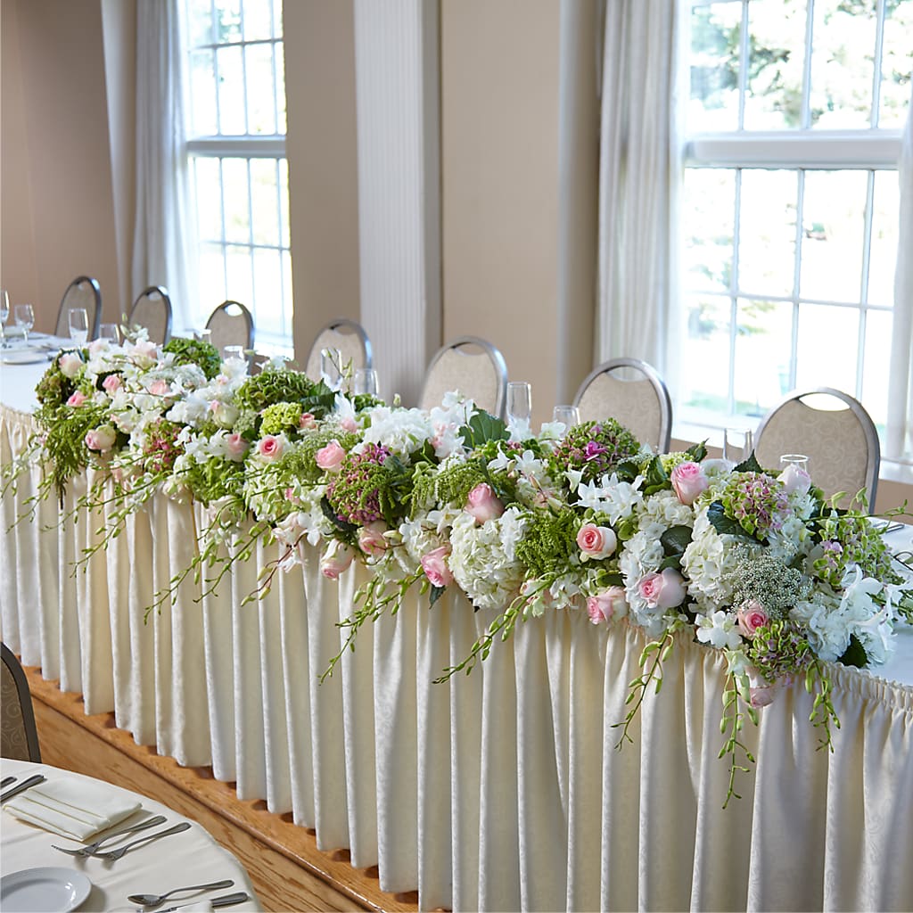 State of Joy Head Table Arrangement – Secret Garden By Leo, Chicago IL
