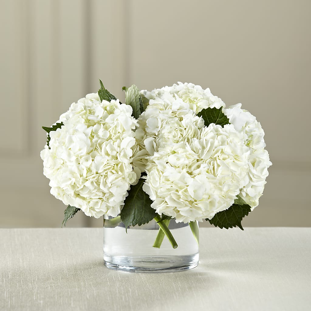White Hydrangea Bouquet – Secret Garden By Leo, Chicago IL