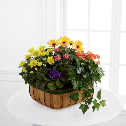 Gentle Blossoms Basket –  Secret Garden By Leo, Chicago IL