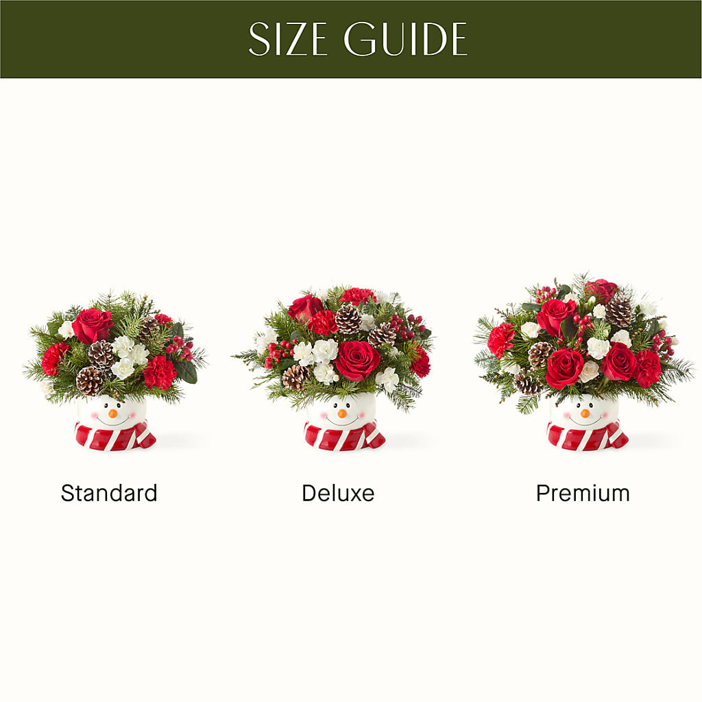 Jolly Snowman Bouquet –  Secret Garden By Leo, Chicago IL