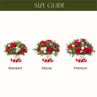 Jolly Snowman Bouquet –  Secret Garden By Leo, Chicago IL