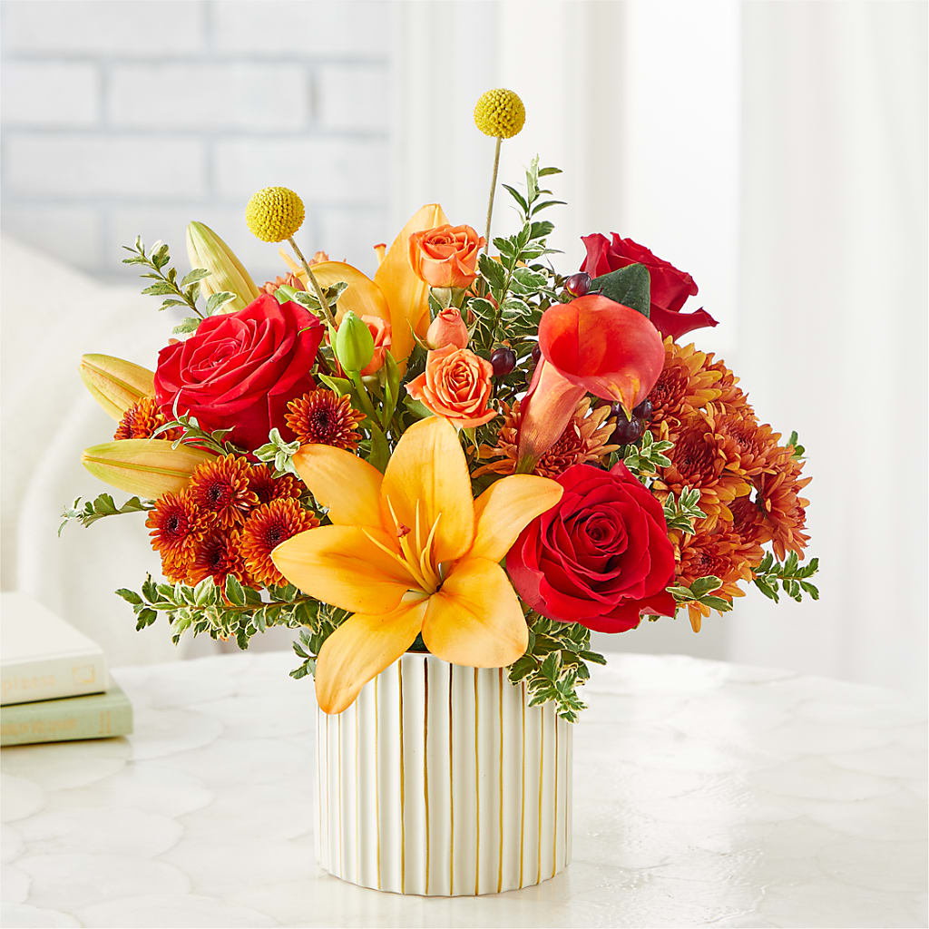 Scarlet Skies Bouquet –  Secret Garden By Leo, Chicago IL