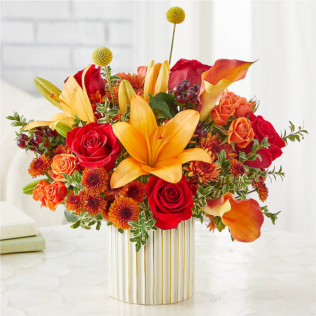 Scarlet Skies Bouquet –  Secret Garden By Leo, Chicago IL