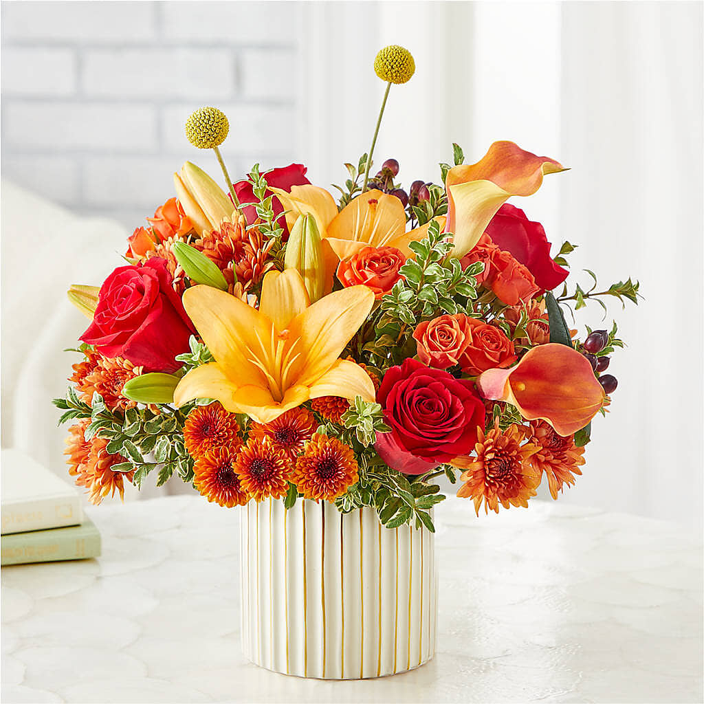 Scarlet Skies Bouquet –  Secret Garden By Leo, Chicago IL