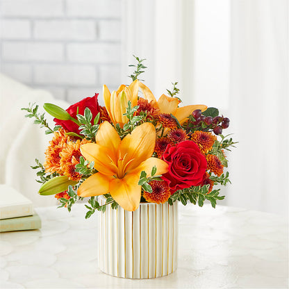 Scarlet Skies Bouquet –  Secret Garden By Leo, Chicago IL