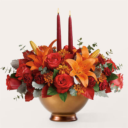 Fruits of Fall Centerpiece –  Secret Garden By Leo, Chicago IL