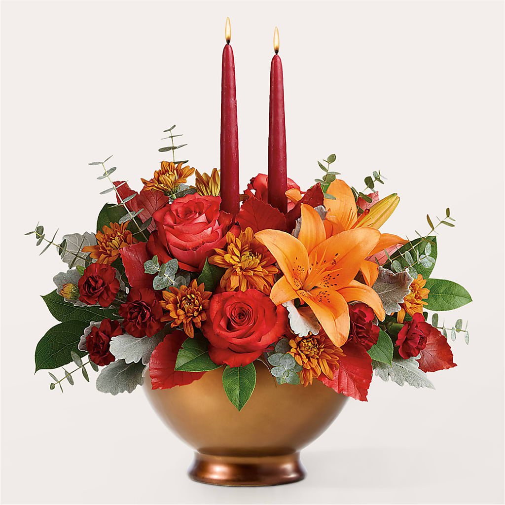 Fruits of Fall Centerpiece –  Secret Garden By Leo, Chicago IL