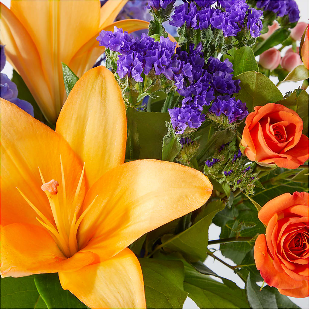 Radiant Citrus Bouquet –  Secret Garden By Leo, Chicago IL