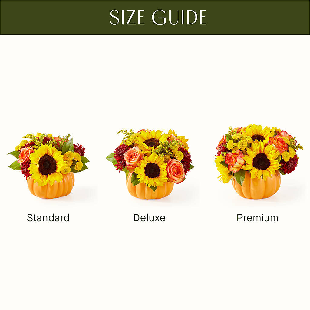 Golden Gourd Pumpkin Bouquet –  Secret Garden By Leo, Chicago IL