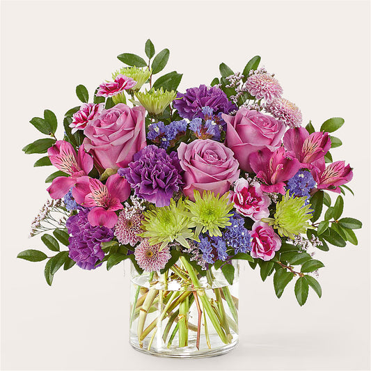 Glass Half Full Bouquet –  Secret Garden By Leo, Chicago IL