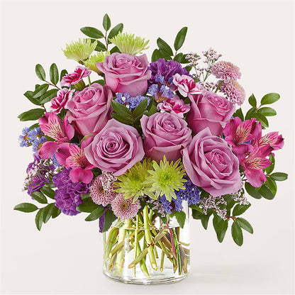 Glass Half Full Bouquet –  Secret Garden By Leo, Chicago IL