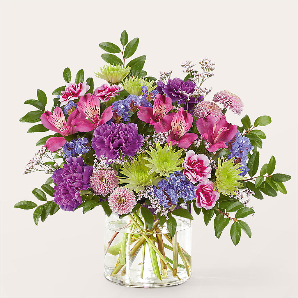 Glass Half Full Bouquet –  Secret Garden By Leo, Chicago IL