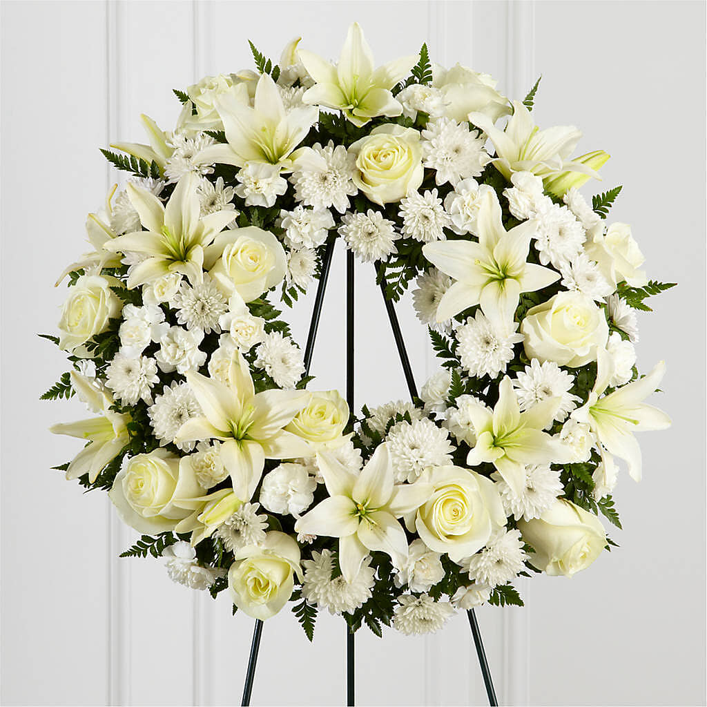 Treasured Tribute Wreath –  Secret Garden By Leo, Chicago IL