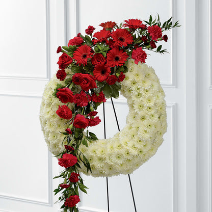 Graceful Tribute Wreath –  Secret Garden By Leo, Chicago IL