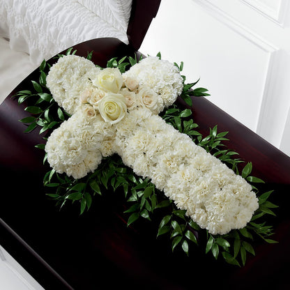 Peaceful Memories Casket Spray (Standard) –  Secret Garden By Leo, Chicago IL