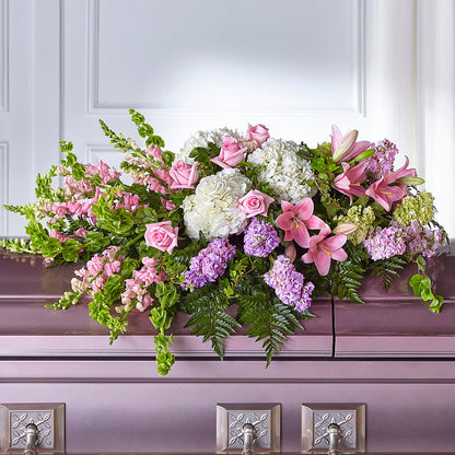 Life's Gratitude Casket Spray –  Secret Garden By Leo, Chicago IL